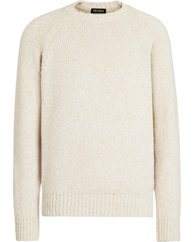 Ermenegildo Zegna Pullover mit rundem Ausschnitt - Gelb Gelb