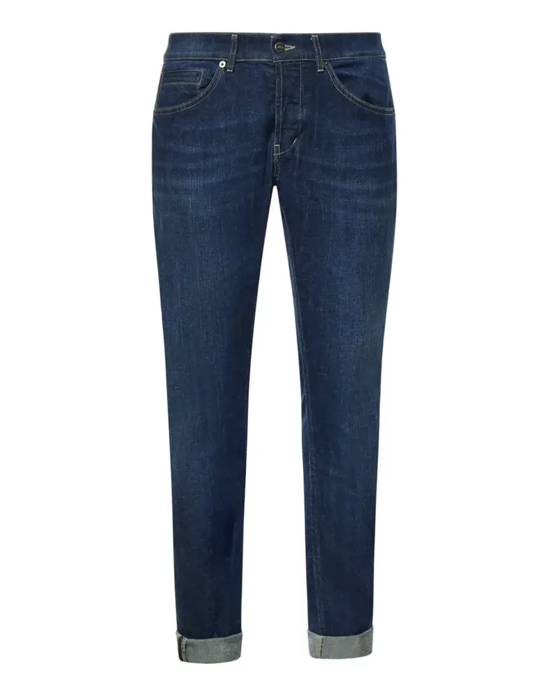 Dondup logo-plaque slim-fit jeans - Blau Blau