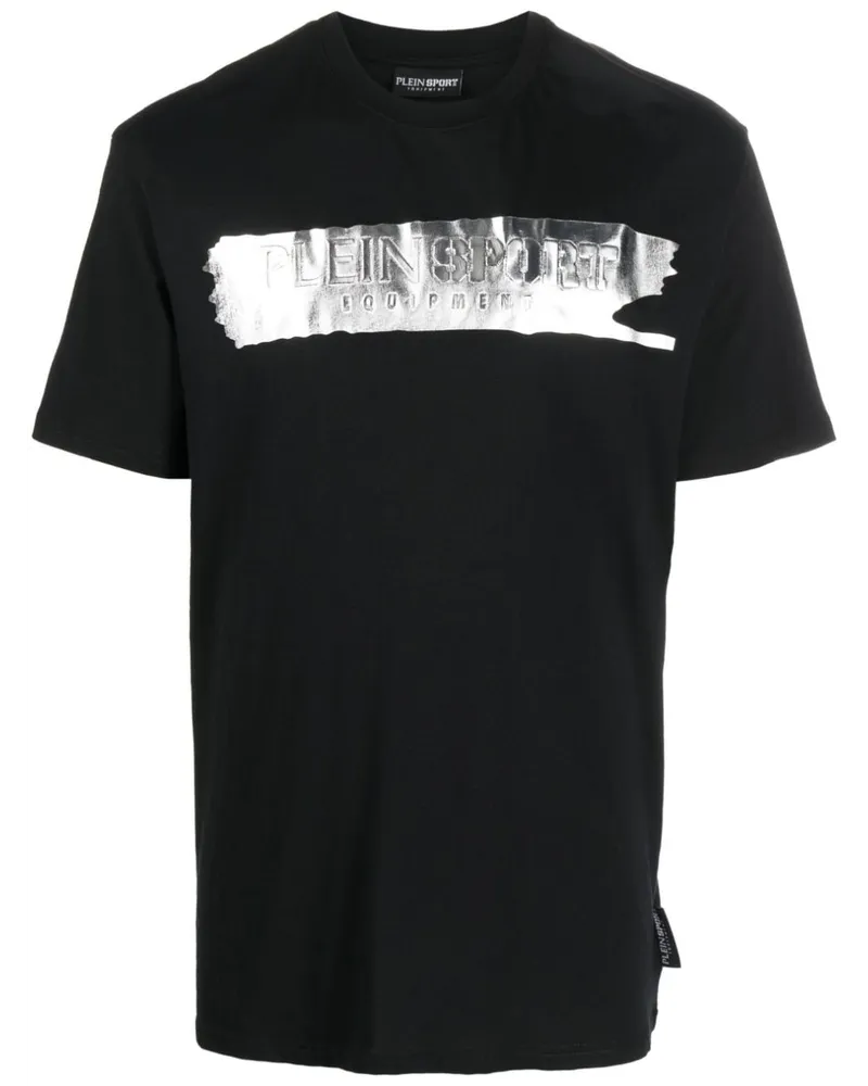 Philipp Plein Silver Brush T-Shirt - Schwarz Schwarz