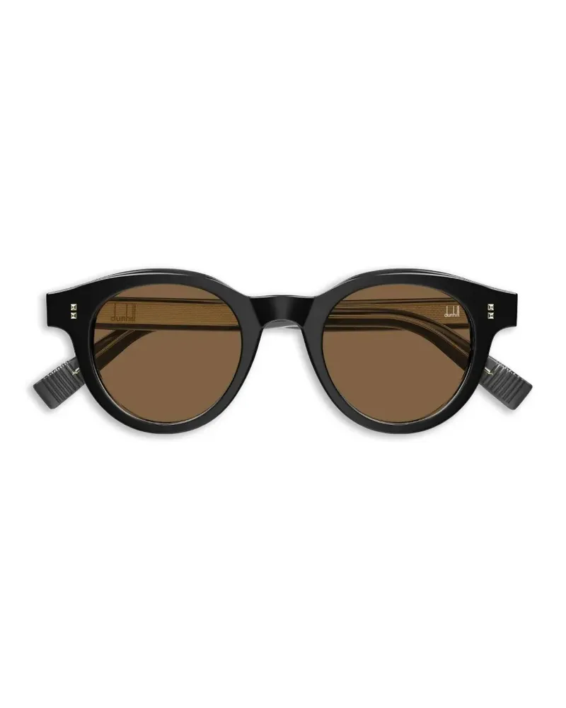 Dunhill stud-detailed round-frame sunglasses - Schwarz Schwarz