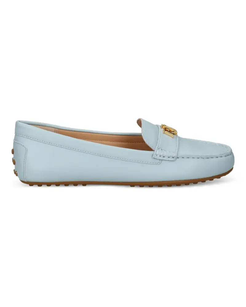 Ralph Lauren logo-plaque loafers - Blau Blau