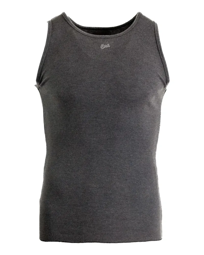 ERL ribbed tanto top - Schwarz Schwarz