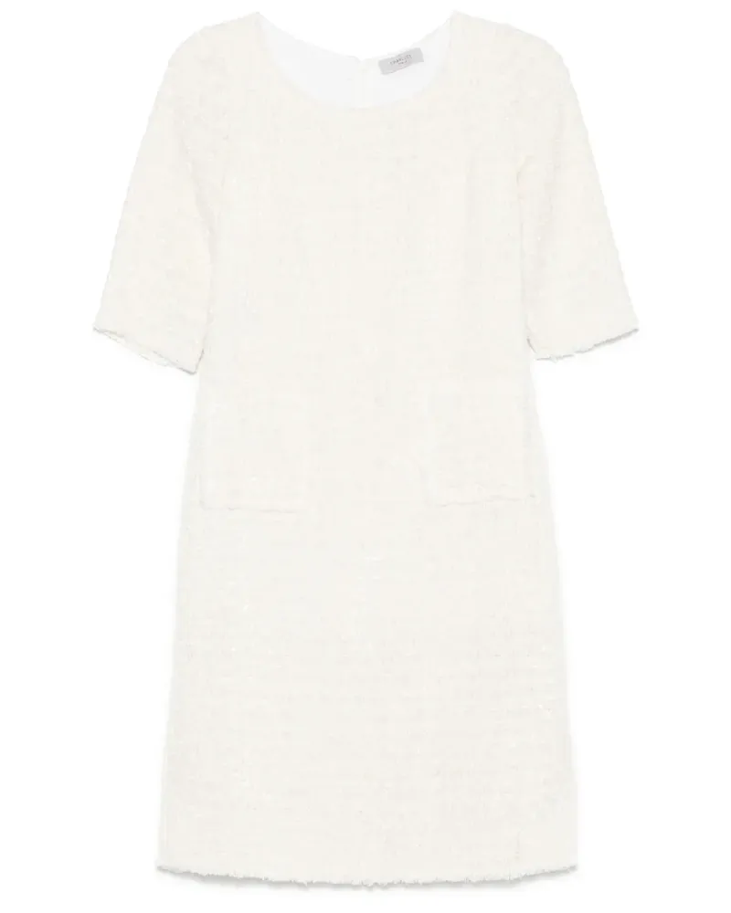 Charlott Minikleid aus Bouclé - Weiß Weiß