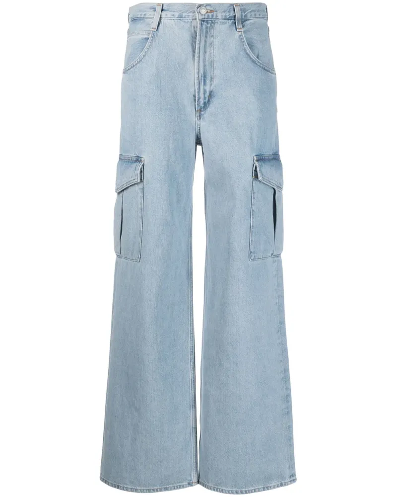 AGOLDE Minka Cargo-Jeans - Blau Blau