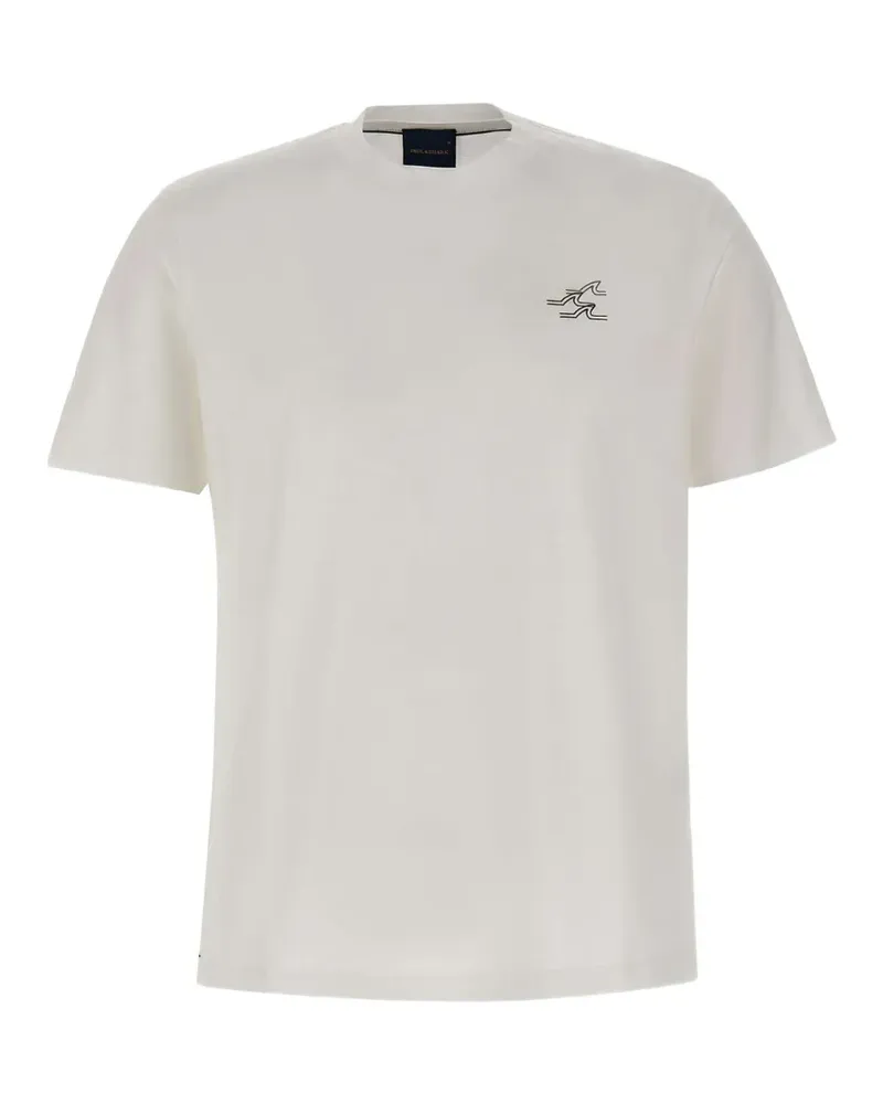 Paul & Shark T-Shirt mit Logo-Print - Weiß Weiß