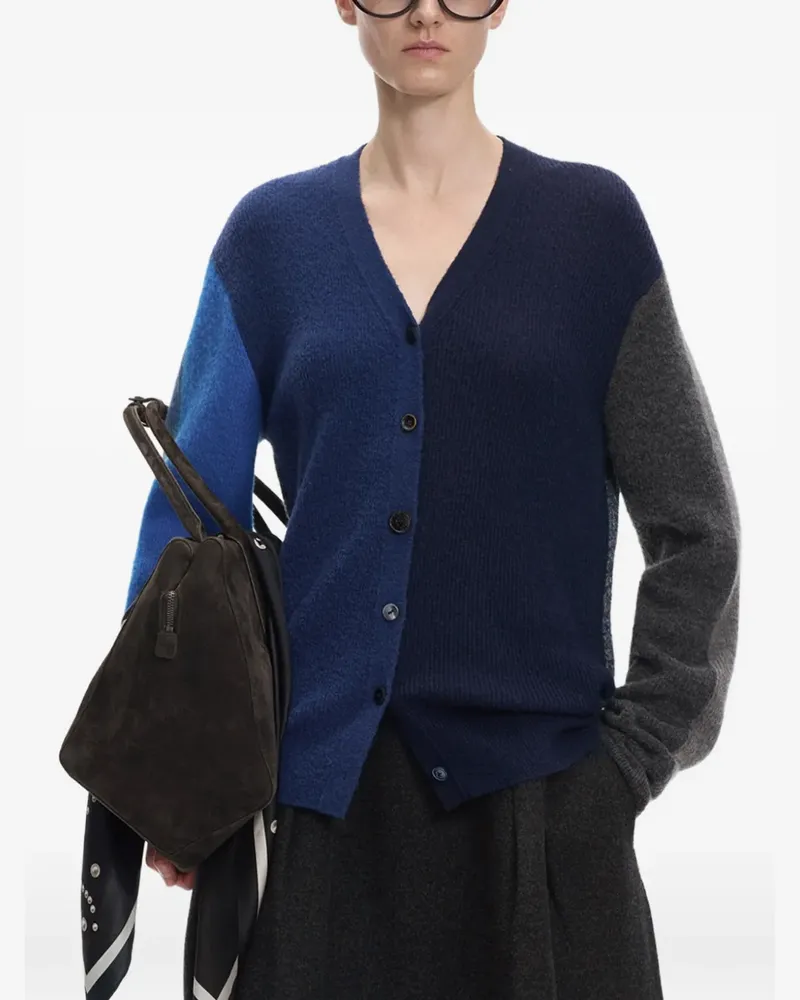 JNBY Cardigan im Patchwork-Look - Blau Blau