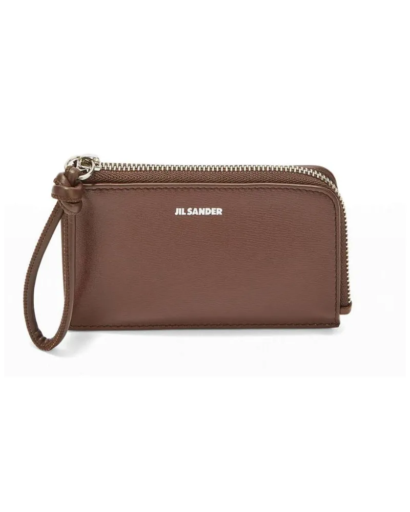 Jil Sander Giro Portemonnaie - Braun Braun