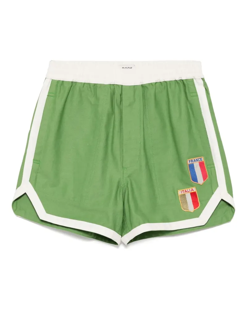 BODE Euro Gym Shorts - Grün Grün