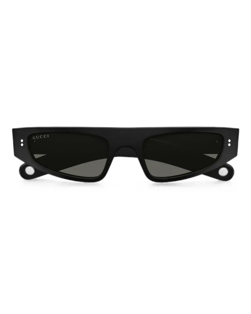 Gucci Sonnenbrille mit Cat-Eye-Gestell - Schwarz Schwarz