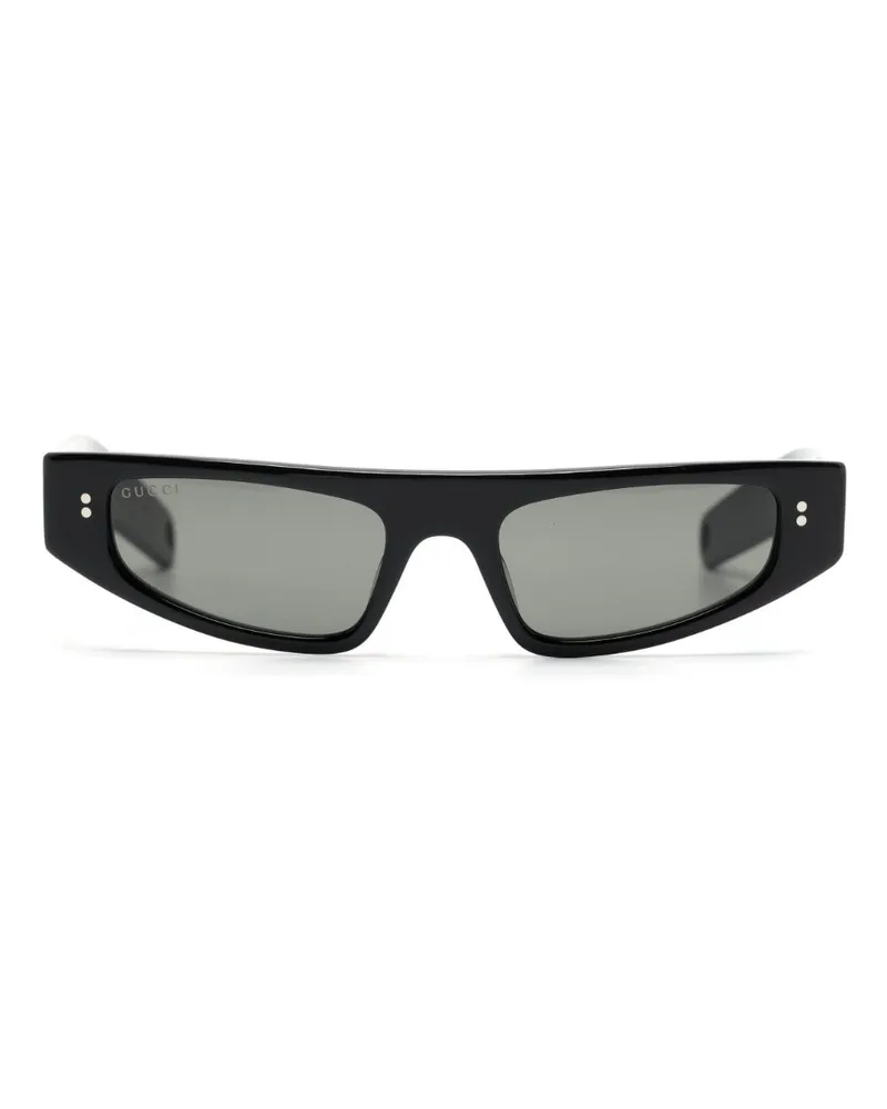Gucci Sonnenbrille mit Cat-Eye-Gestell - Schwarz Schwarz