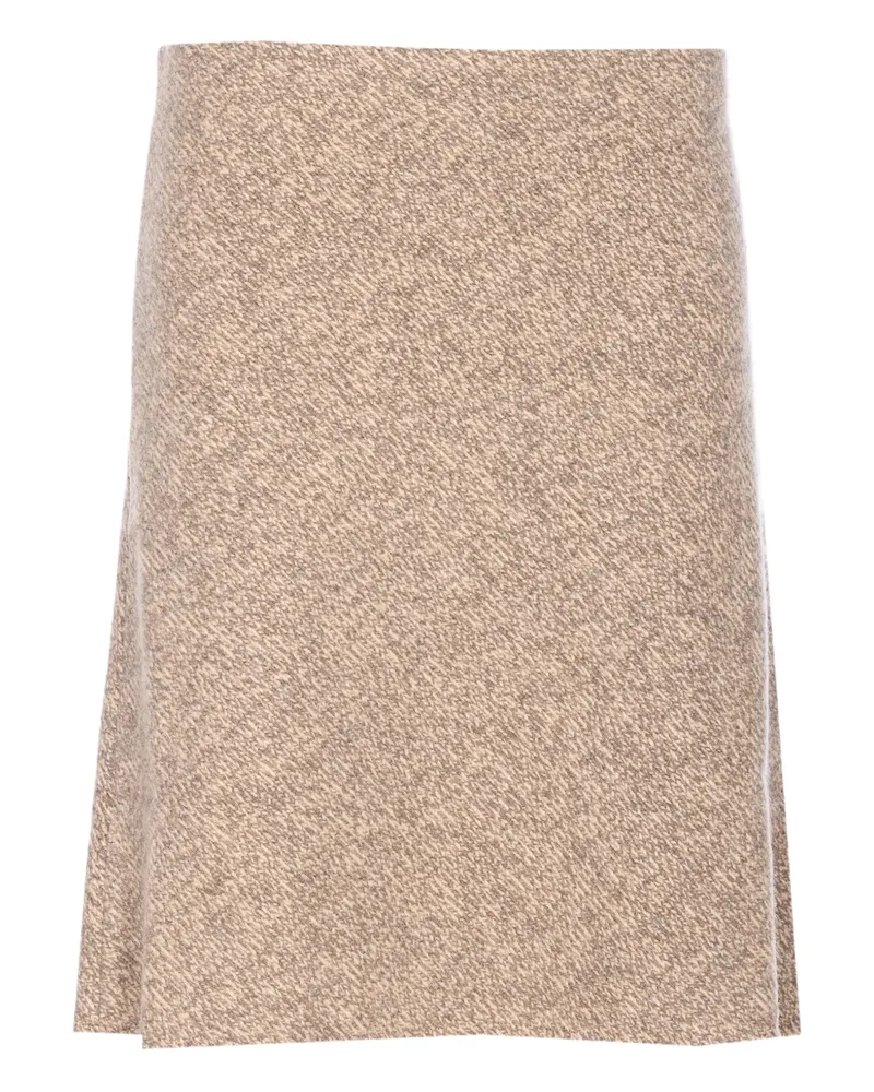 Miu Miu wool mini skirt - Nude Nude
