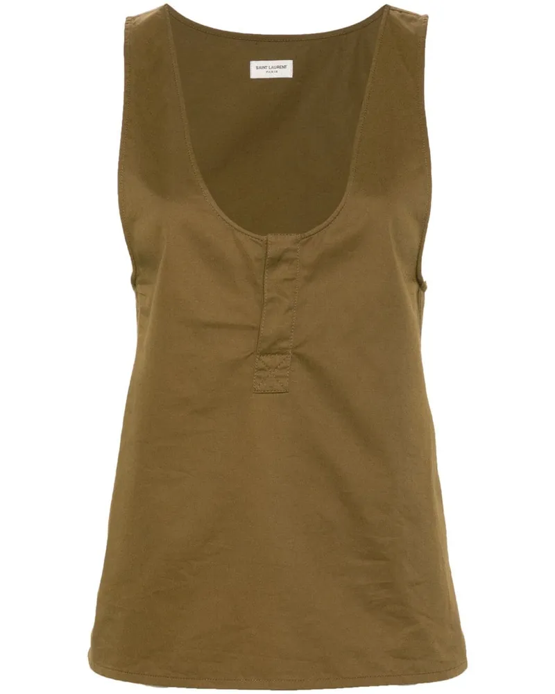 Saint Laurent Klassisches Top - Grün Grün