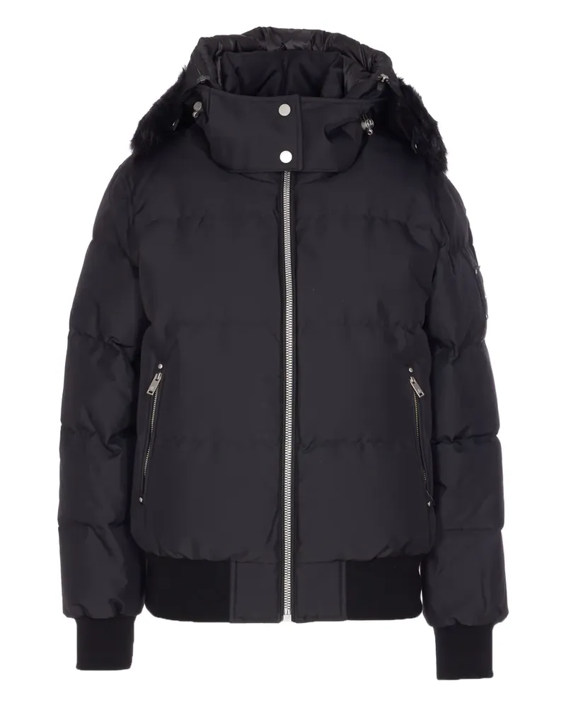 Moose Knuckles Cloud hooded puffer jacket - Schwarz Schwarz