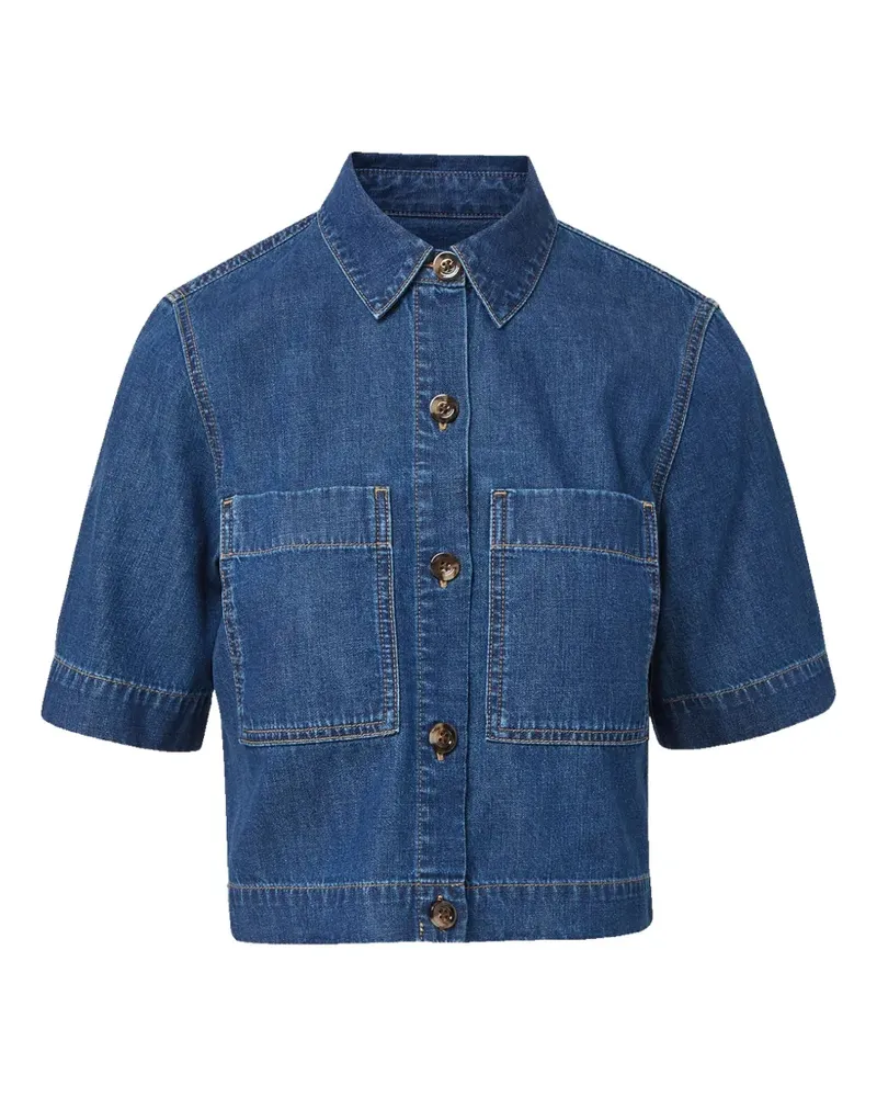 Veronica Beard Spruce Jeanshemd - Blau Blau