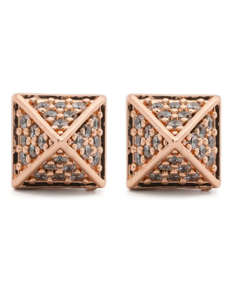 Eddie Borgo mini Pyramid signet ring Rosa