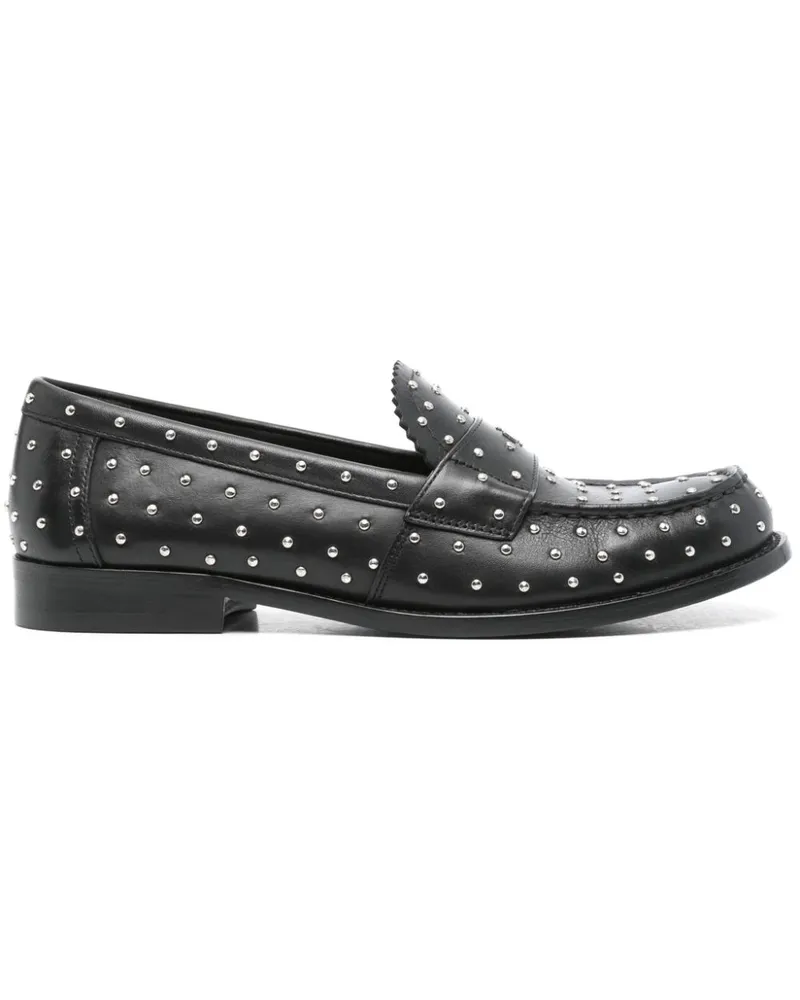Tory Burch Loafer mit Nieten - Schwarz Schwarz