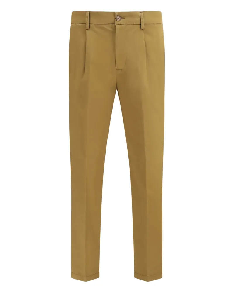 CRUNA Brera Hose mit Falten - Braun Braun