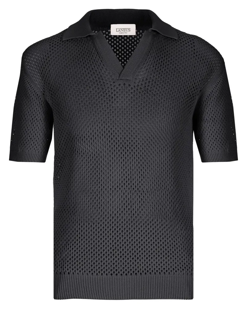 Laneus Kurzärmeliges Poloshirt - Schwarz Schwarz