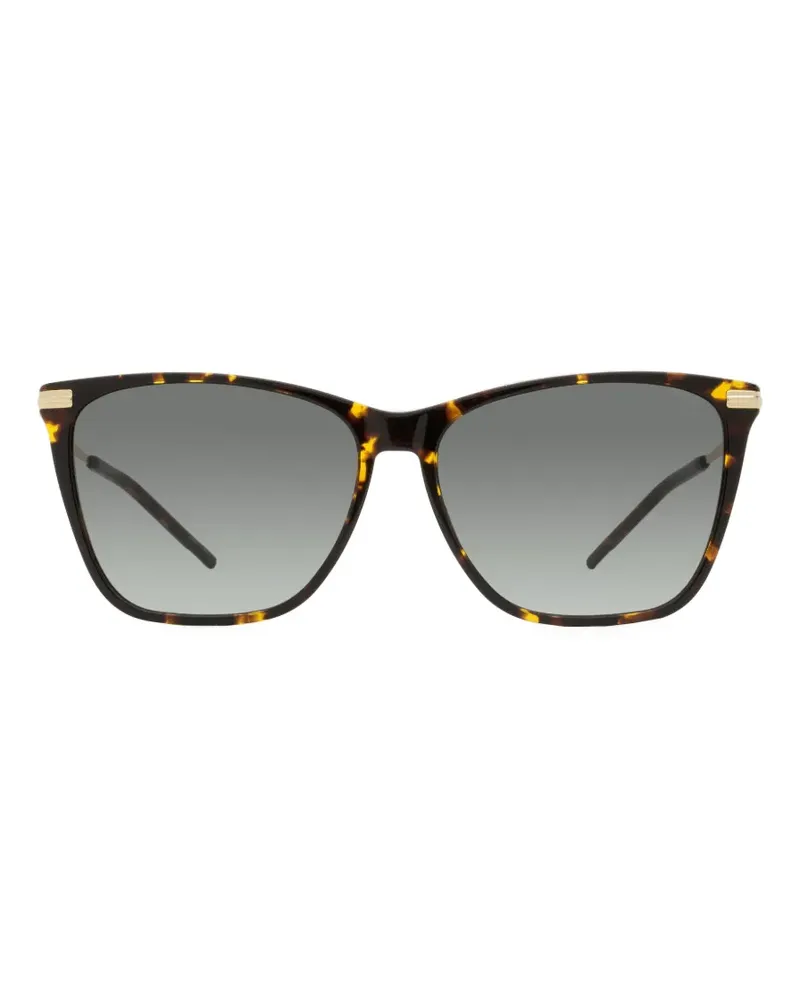 HUGO BOSS Sonnenbrille mit eckigem Gestell - Braun Braun