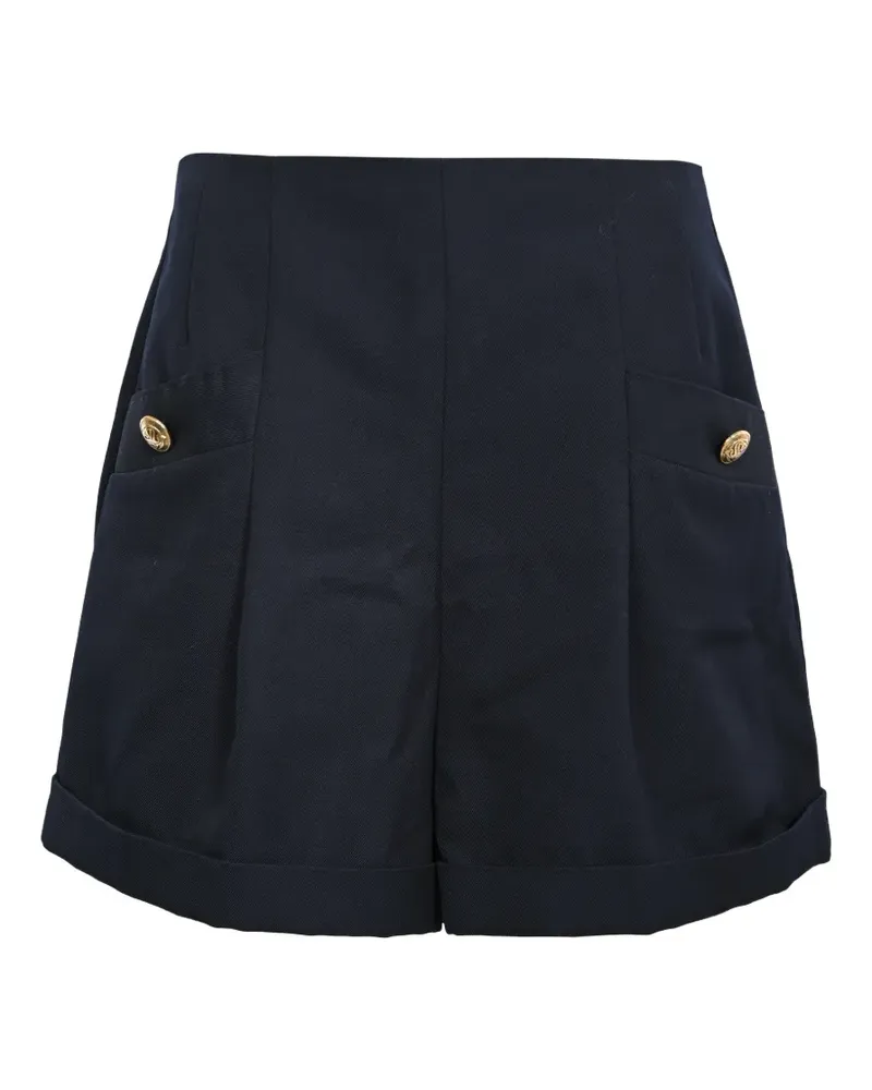 Sandro Twill-Shorts mit eingefasster Tasche - Blau Blau