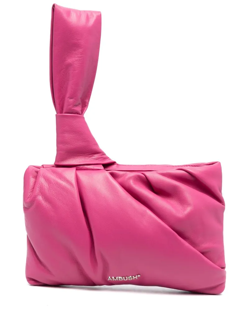 AMBUSH Nejiri Clutch - Rosa Rosa