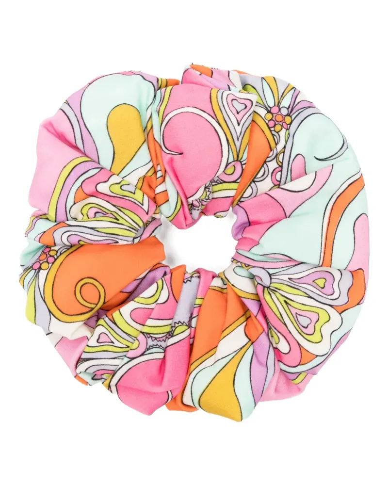 Emilio Pucci Haargummi mit Marmo-Print - Rosa Rosa