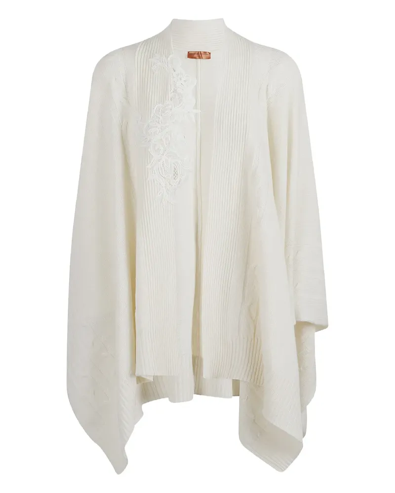 Ermanno Scervino Oversized-Jacke aus Kaschmir - Weiß Weiß