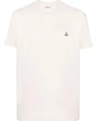 Vivienne Westwood T-Shirt mit Logo-Stickerei Nude