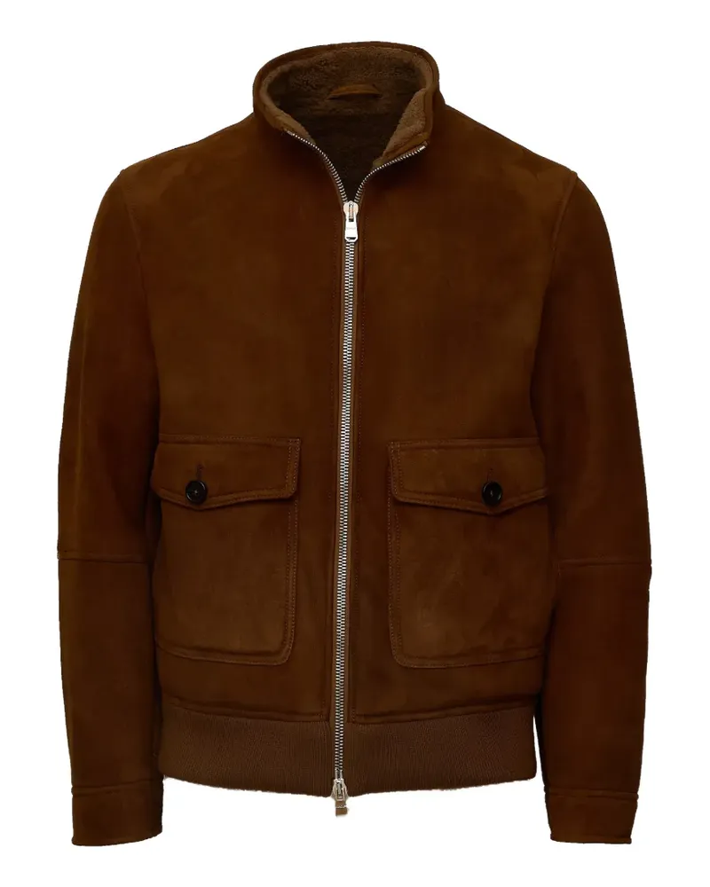 Dondup Jacke aus Shearling - Braun Braun