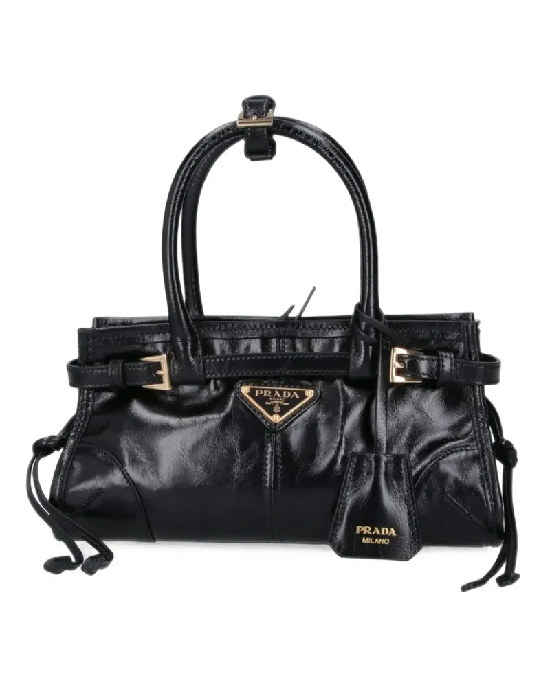Prada Bonnie Mini-Tasche - Schwarz Schwarz