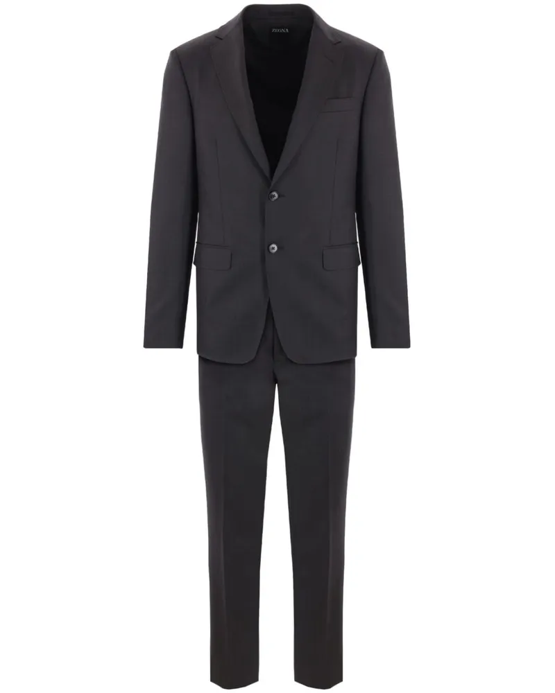Ermenegildo Zegna Einreihiger Drop 8 Anzug - Grau Grau