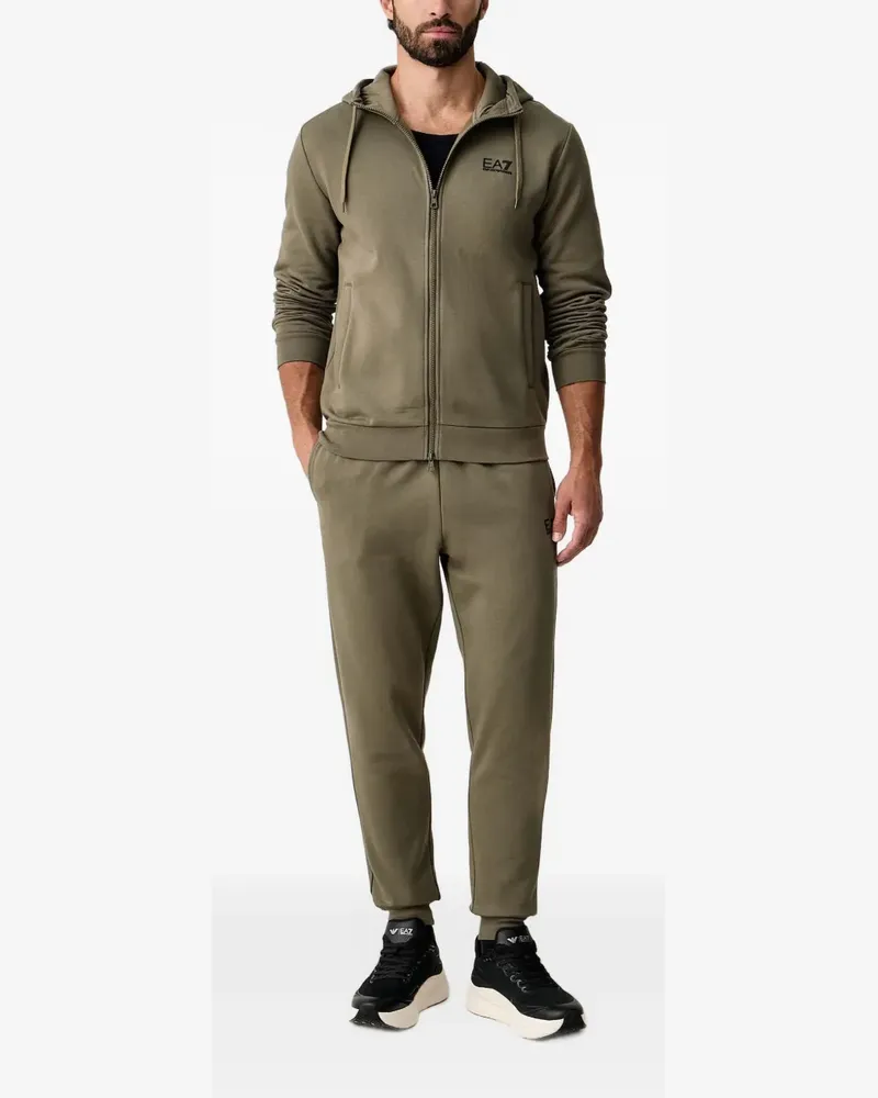 EA7 Jogginganzug mit Logo-Print - Grün Grün