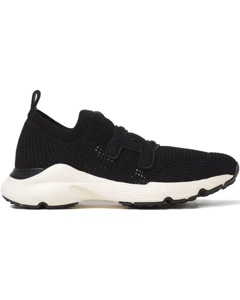 TOD'S Sneakers mit Ketten-Patch - Schwarz Schwarz