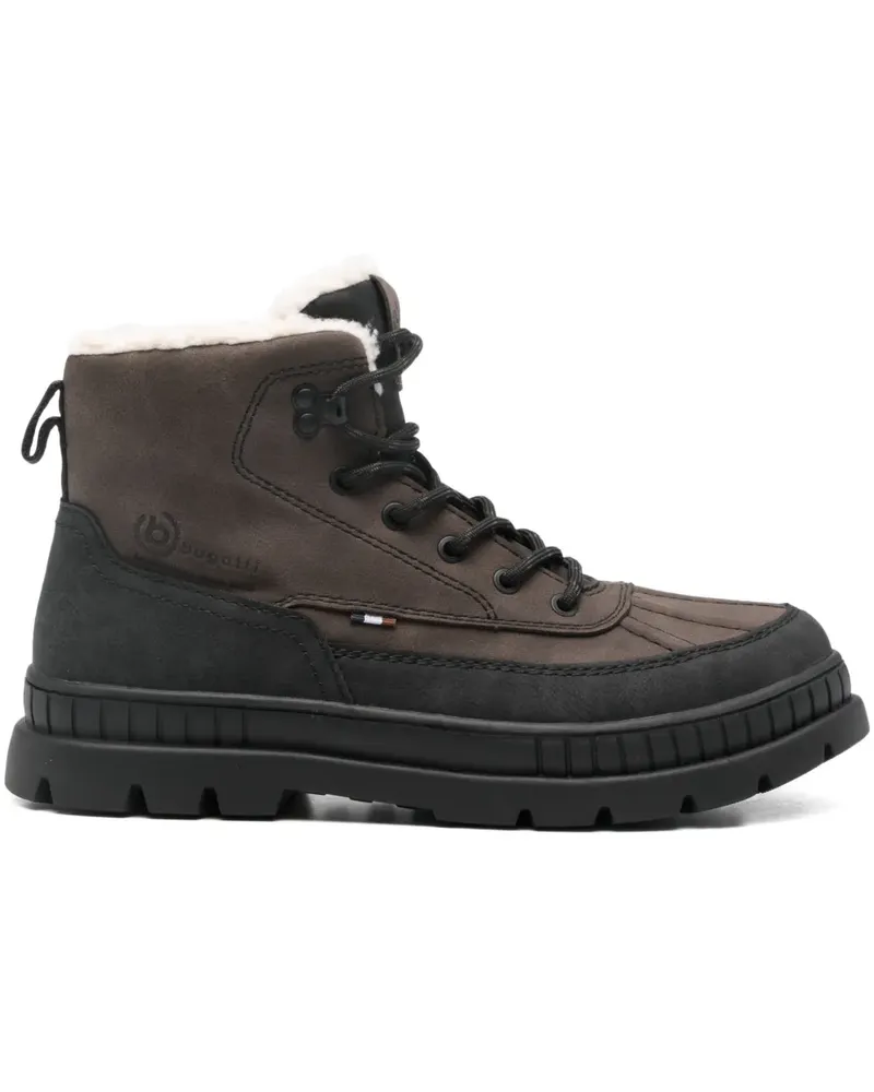 Bugatti Stiefel mit Schnürung - Braun Braun