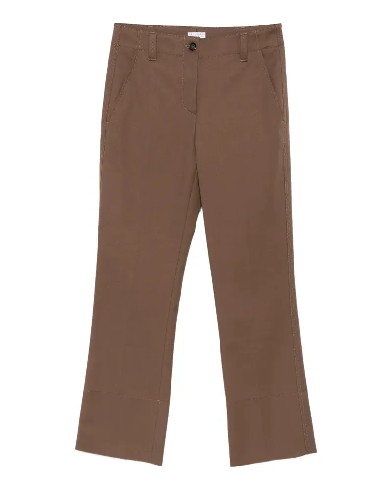 Brunello Cucinelli Hose mit Gürtelschlaufen - Braun Braun