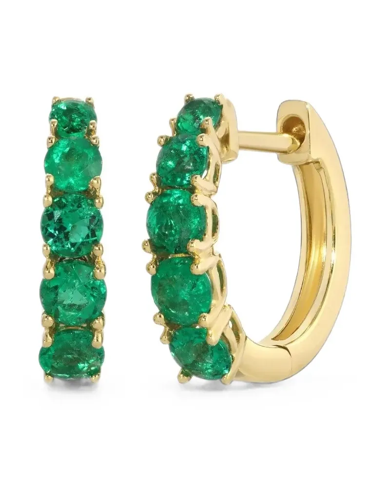 ANITA KO 18kt Gelbgoldohrringe mit Smaragd Gold