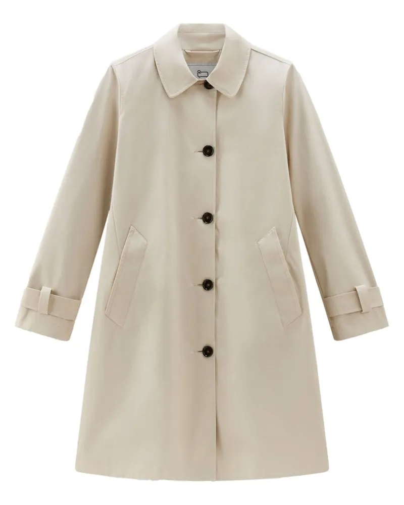 Woolrich Einreihiger Mantel - Nude Nude