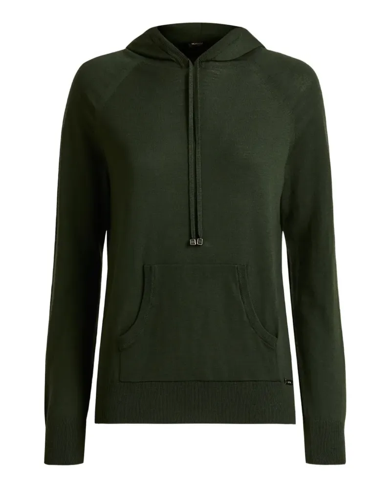 Kiton Langärmeliger Hoodie aus Wolle - Grün Grün