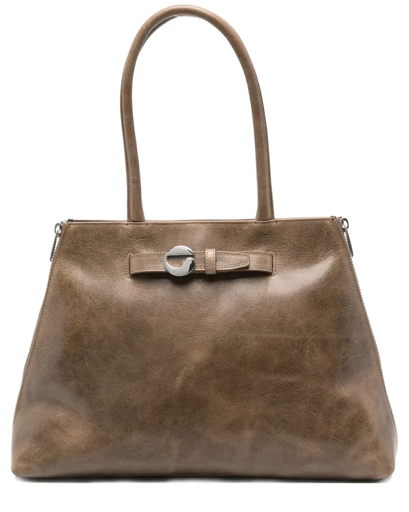 COPERNI medium Data buckle tote bag - Schwarz Schwarz