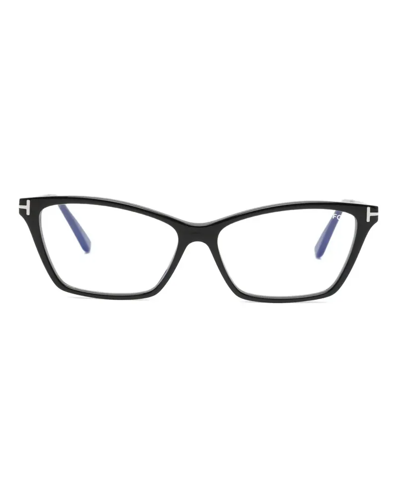 Tom Ford Brille mit eckigem Gestell - Schwarz Schwarz