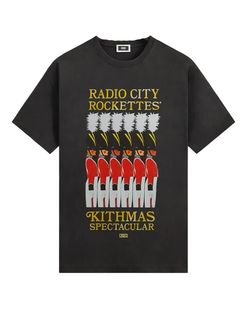 KITH Radio City Rockettes T-Shirt mit Grafik - Schwarz Schwarz