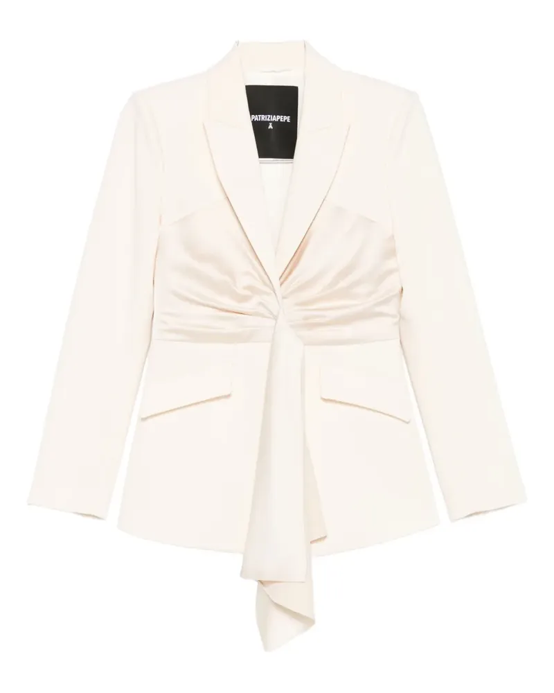 Patrizia Pepe draping blazer - Weiß Weiß