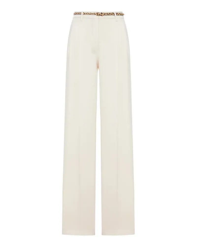 Max Mara belt flared trousers - Nude Nude