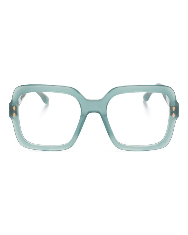 Isabel Marant Brille mit eckigem Gestell - Grün Grün