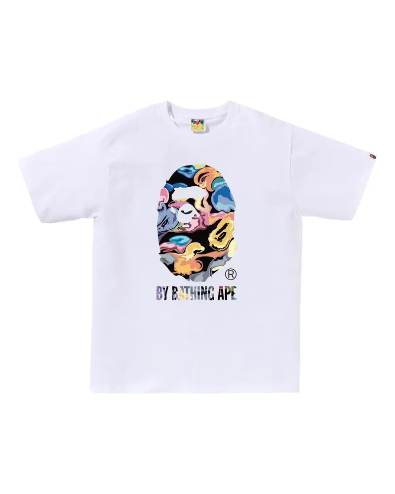BAPE T-Shirt mit grafischem Print - Weiß Weiß