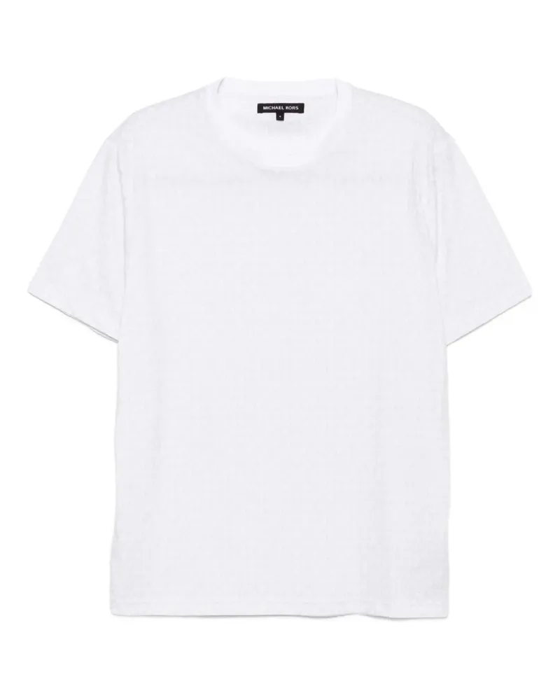 Michael Kors T-Shirt mit Monogramm-Print - Weiß Weiß