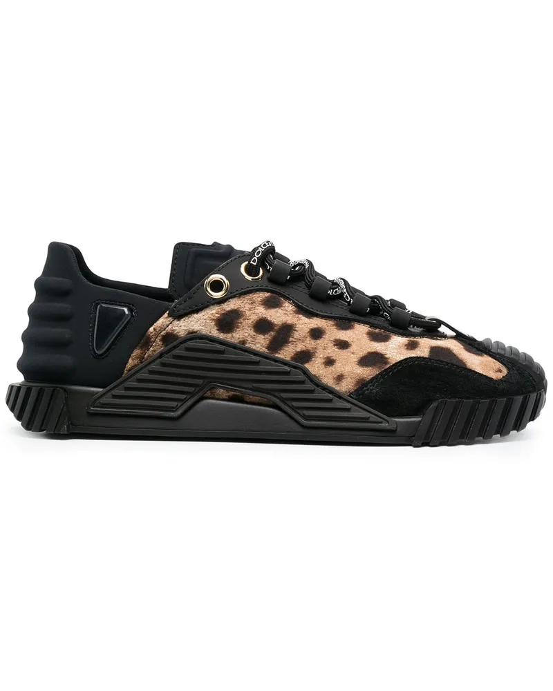 Dolce & Gabbana Sneakers mit Leopardenmuster - Braun Braun