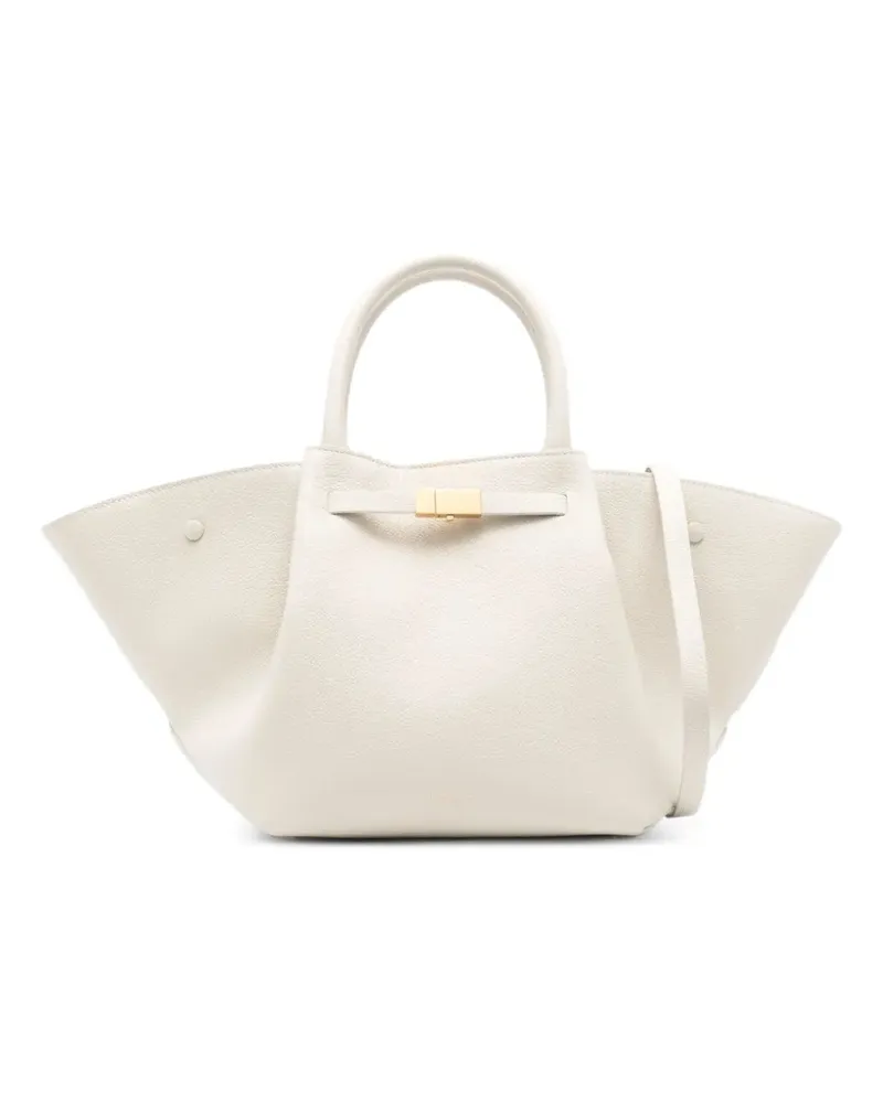 DeMELLIER medium New York leather tote bag - Nude Nude