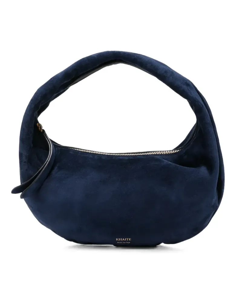 KHAITE Mini Olivia Tote Bag aus Wildleder - Blau Blau