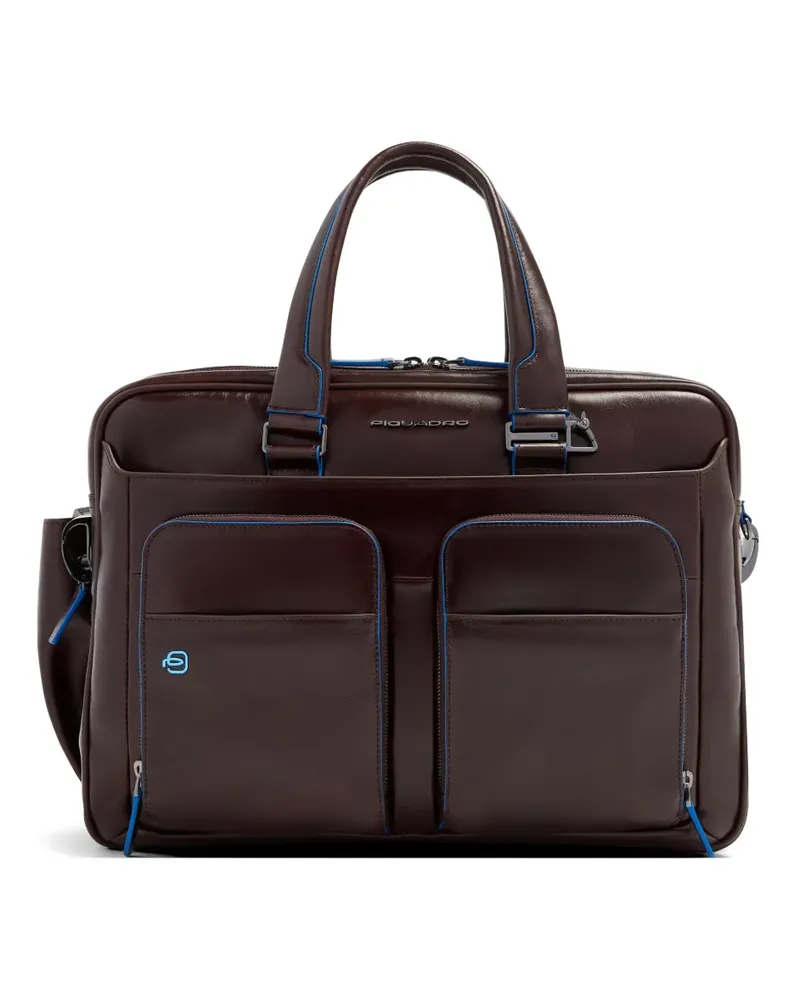 Piquadro expandable laptop bag - Braun Braun